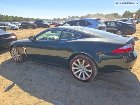 2008 Jaguar Xk VIN SAJWA43B585B21119 фото 2