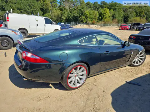2008 Jaguar Xk VIN SAJWA43B585B21119 фото 3