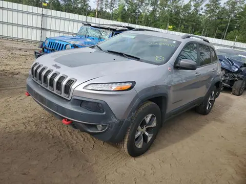 1C4PJMBS7HD214411 — 2017 Jeep Cherokee Trailhawk, Передняя часть (Front End), фото до ремонта
