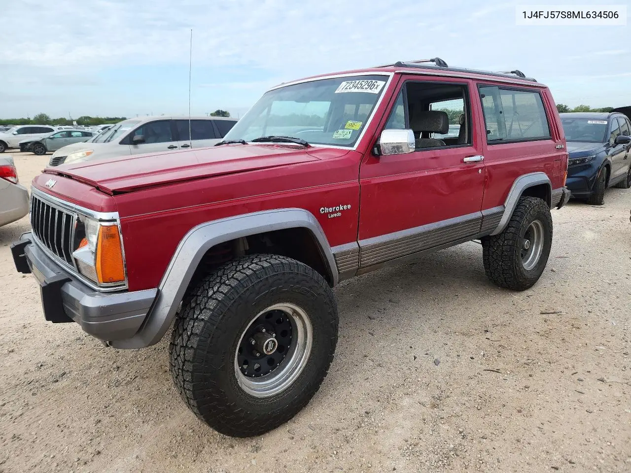 1991 Jeep Cherokee Laredo VIN 1J4FJ57S8ML634506 фото 1