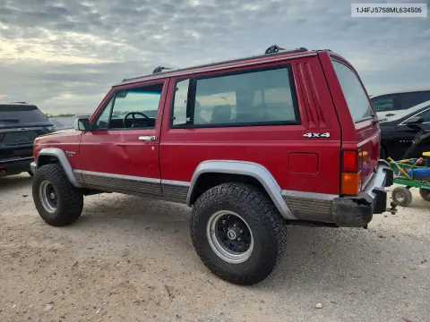 1991 Jeep Cherokee Laredo VIN 1J4FJ57S8ML634506 фото 2