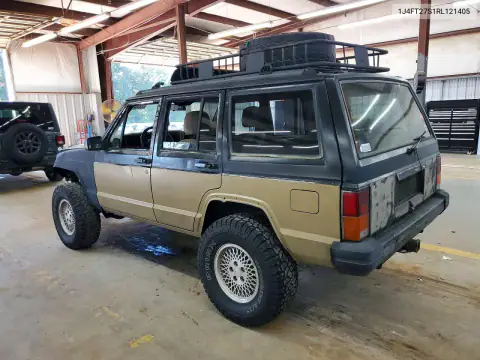 1J4FT27S1RL121405 — 1996 Jeep Cherokee, фото 2 с аукциона Copart, Передняя часть