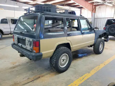 1J4FT27S1RL121405 — 1996 Jeep Cherokee, фото 3 с аукциона Copart, Передняя часть