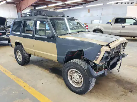 1J4FT27S1RL121405 — 1996 Jeep Cherokee, фото 4 с аукциона Copart, Передняя часть