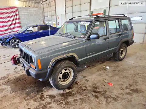 1J4FJ28S4WL147111 — 1998 Jeep Cherokee, Естественный износ, фото до ремонта