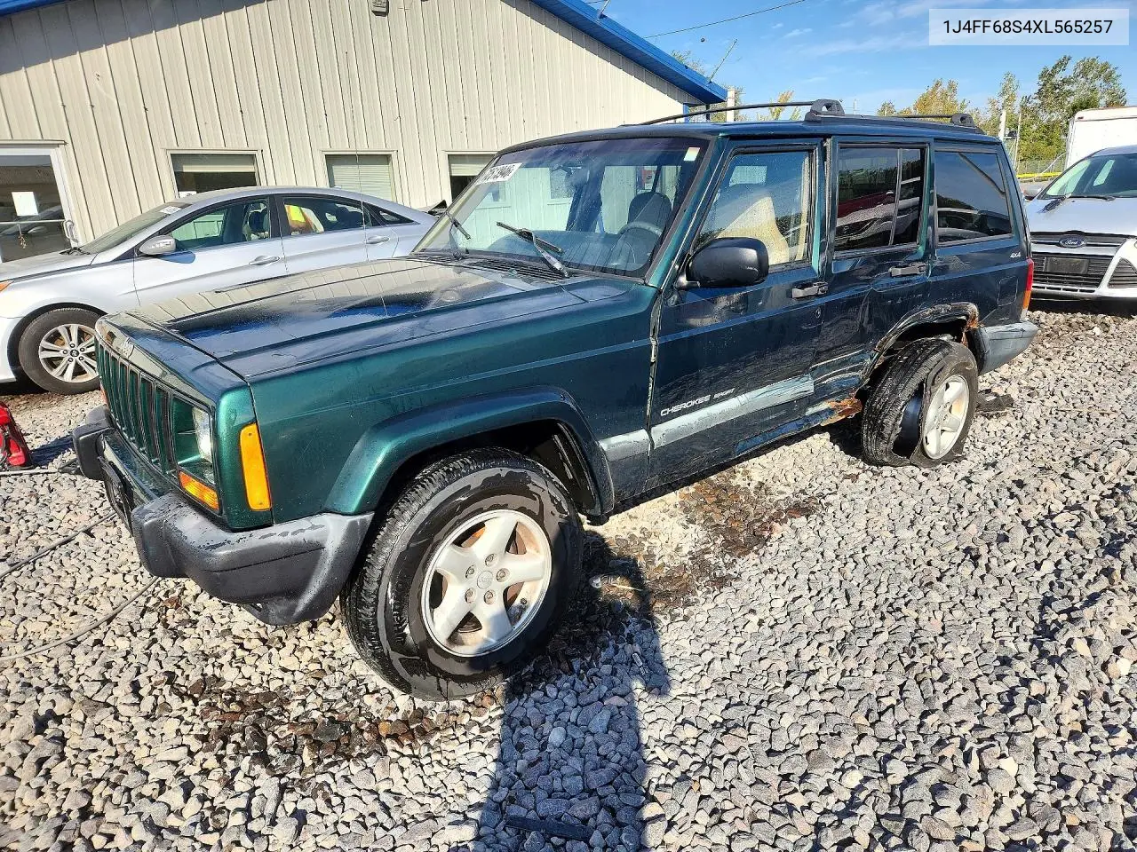 1999 Jeep Cherokee Sport VIN 1J4FF68S4XL565257 фото 1