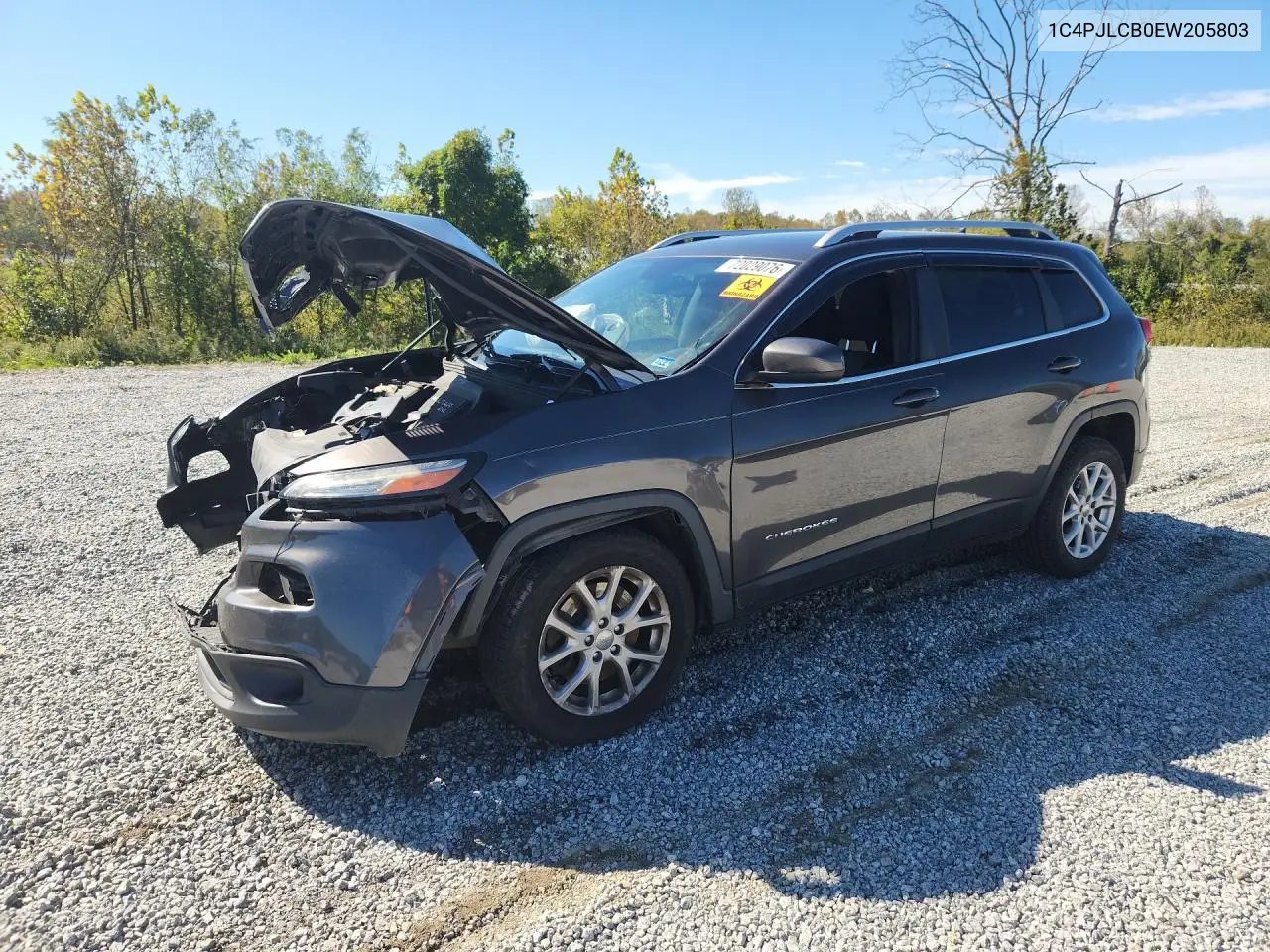 2014 Jeep Cherokee Latitude VIN 1C4PJLCB0EW205803 фото 1