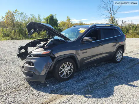 1C4PJLCB0EW205803 — 2014 Jeep Cherokee, Передняя часть, фото до ремонта