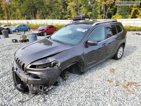 1C4PJLCS3EW288532 — 2014 Jeep Cherokee, Передняя часть, фото до ремонта