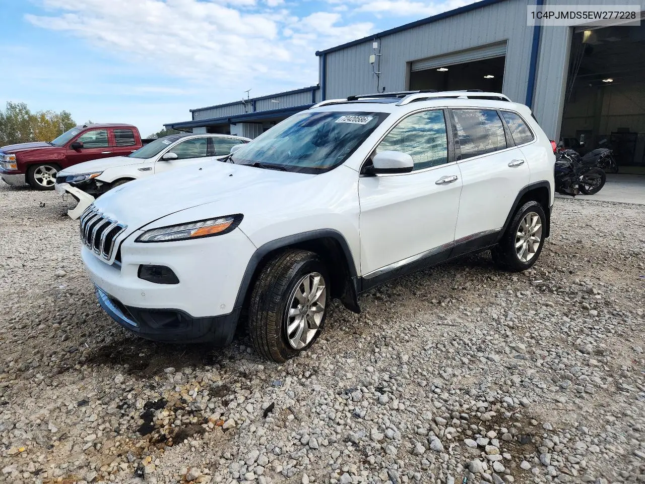 2014 Jeep Cherokee Limited VIN 1C4PJMDS5EW277228 фото 1
