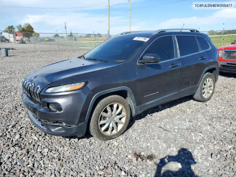 1C4PJLDS4EW205477 — 2014 Jeep Cherokee, Передняя часть, фото до ремонта