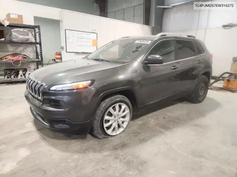 1C4PJMDS7EW316272 — 2014 Jeep Cherokee, Сторона, фото до ремонта