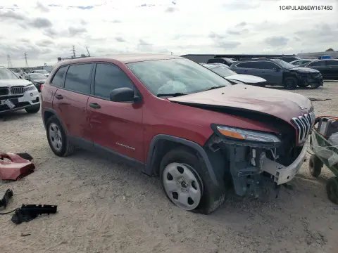 2014 Jeep Cherokee Altitude VIN 1C4PJLAB6EW167450 фото 4