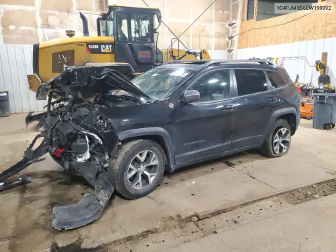 1C4PJMBS6EW199092 — 2014 Jeep Cherokee, Передняя часть, фото до ремонта