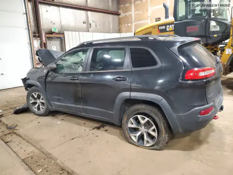 2014 Jeep Cherokee Trailhawk VIN 1C4PJMBS6EW199092 фото 2