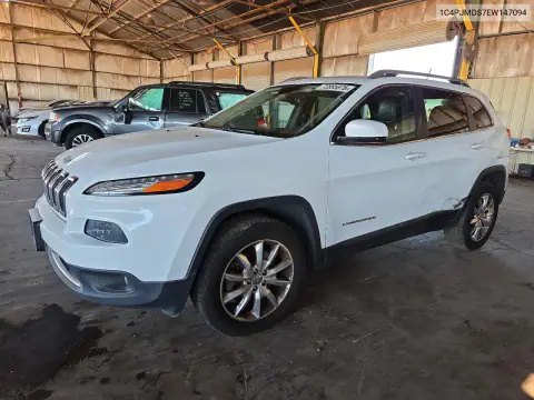 1C4PJMDS7EW147094 Jeep Cherokee 2014 — повреждение Боковая часть, фото до ремонта