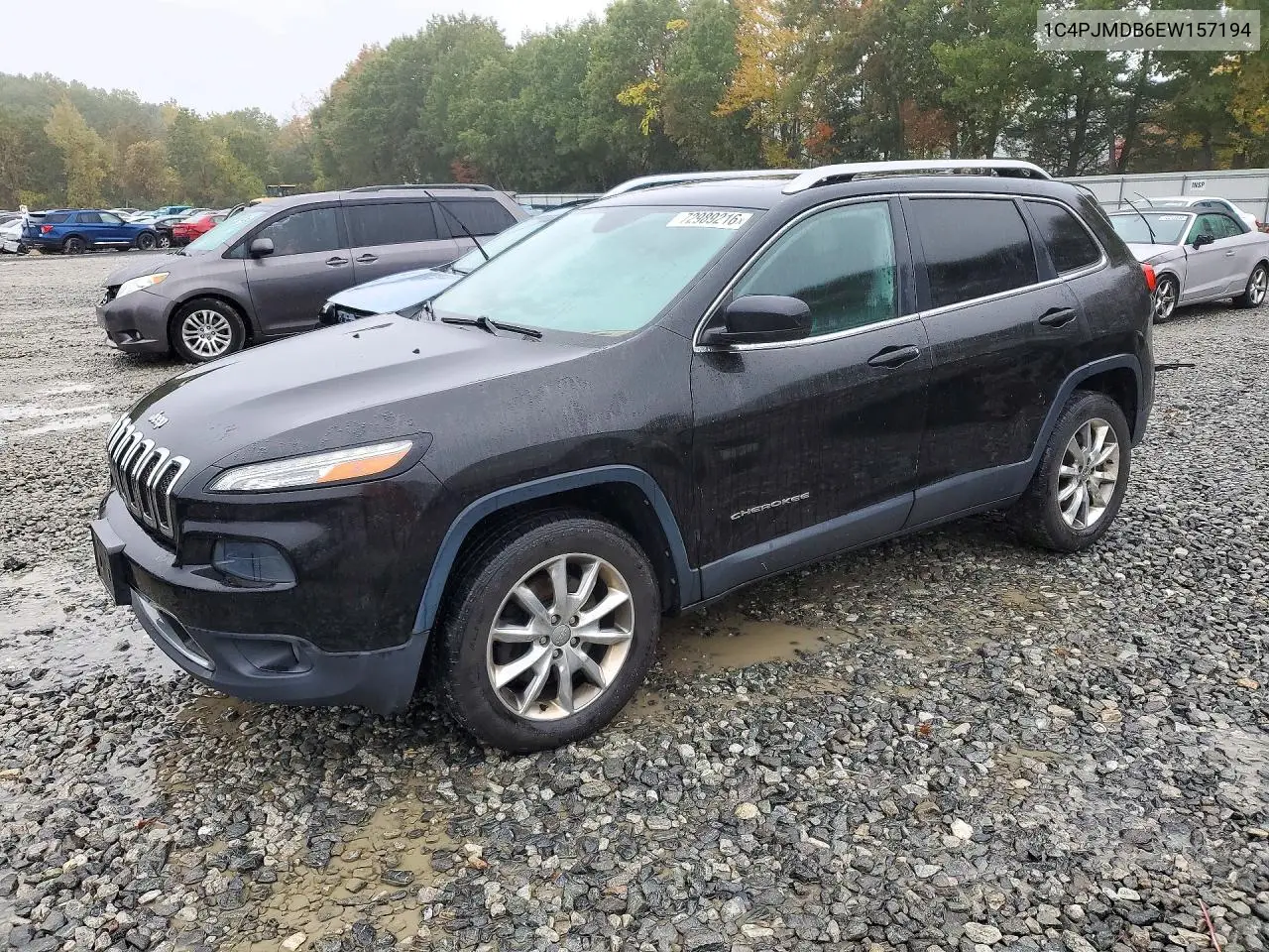 1C4PJMDB6EW157194 Jeep Cherokee 2014 — повреждение Сторона, фото до ремонта