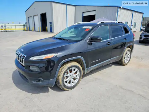 1C4PJMCS2FW565159 — 2015 Jeep Cherokee, Град, фото до ремонта