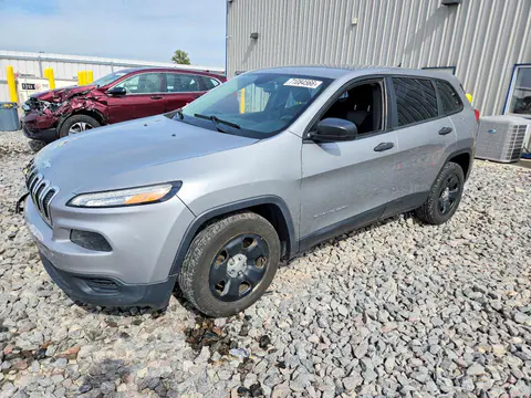 1C4PJLAB0FW573063 — 2015 Jeep Cherokee, Передняя часть (Front End), фото до ремонта