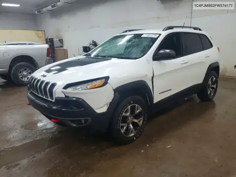 1C4PJMBS2FW576177 — 2015 Jeep Cherokee, Передняя часть, фото до ремонта