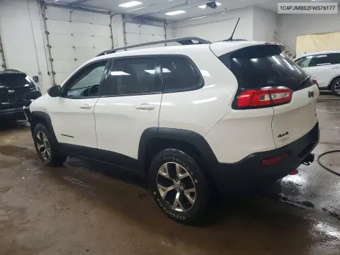 2015 Jeep Cherokee Trailhawk VIN 1C4PJMBS2FW576177 фото 2