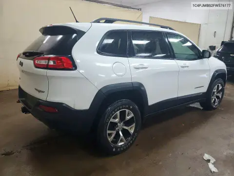 2015 Jeep Cherokee Trailhawk VIN 1C4PJMBS2FW576177 фото 3