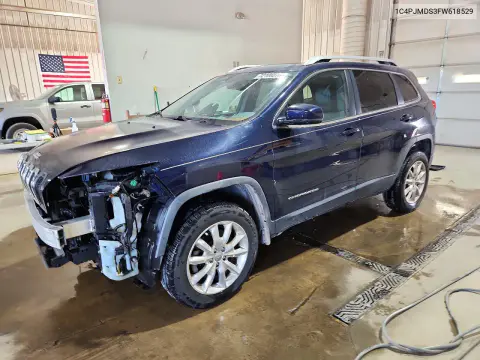 1C4PJMDS3FW618529 — 2015 Jeep Cherokee, Передняя часть, фото до ремонта