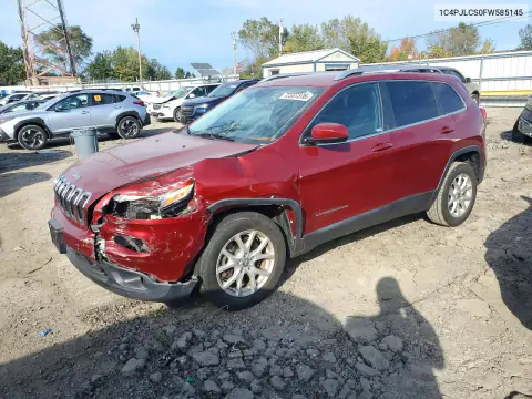 1C4PJLCS0FW585145 — 2015 Jeep Cherokee, Передняя часть, фото до ремонта