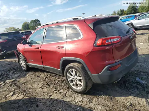 2015 Jeep Cherokee Latitude VIN 1C4PJLCS0FW585145 фото 2