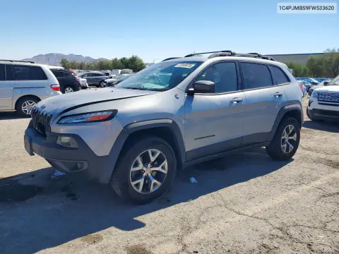1C4PJMBS9FW533620 — 2015 Jeep Cherokee, Передняя часть, фото до ремонта