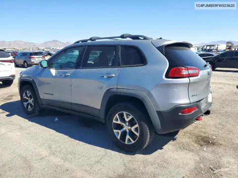 2015 Jeep Cherokee Trailhawk VIN 1C4PJMBS9FW533620 фото 2