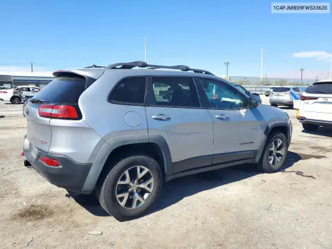 2015 Jeep Cherokee Trailhawk VIN 1C4PJMBS9FW533620 фото 3