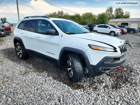 2015 Jeep Cherokee Trailhawk VIN 1C4PJMBS1FW650849 фото 4