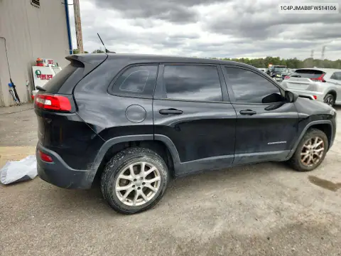1C4PJMAB8FW514106 — 2015 Jeep Cherokee, фото 3 с аукциона Copart 20.10.2026, Передняя часть