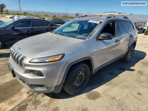 1C4PJLAB4FW616352 — 2015 Jeep Cherokee, Сторона, фото до ремонта