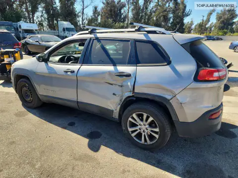 2015 Jeep Cherokee Sport VIN 1C4PJLAB4FW616352 фото 2