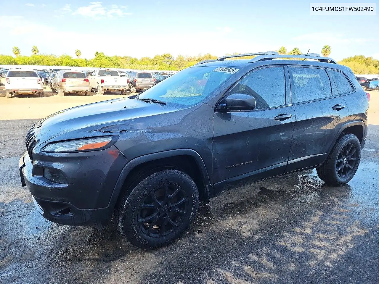 2015 Jeep Cherokee Latitude VIN 1C4PJMCS1FW502490 фото 1
