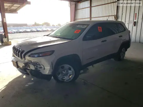 1C4PJLAB6FW711530 — 2015 Jeep Cherokee, Передняя часть, фото до ремонта