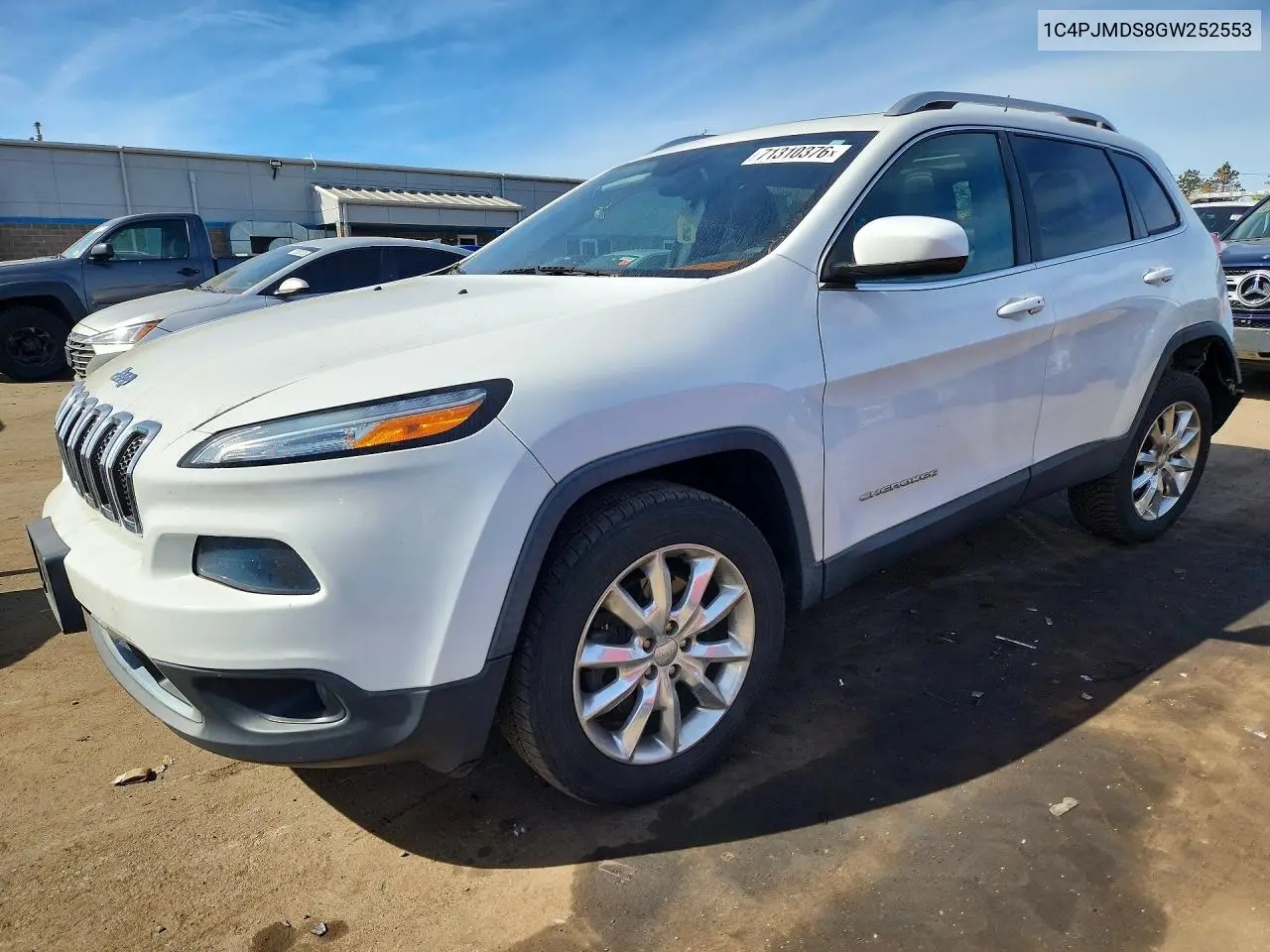 2016 Jeep Cherokee Limited VIN 1C4PJMDS8GW252553 фото 1