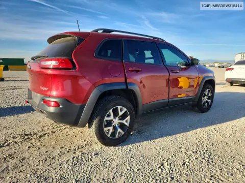 2016 Jeep Cherokee Trailhawk VIN 1C4PJMBS3GW318414 фото 3