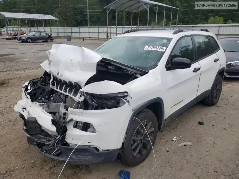 1C4PJMAB2GW132686 — 2016 Jeep Cherokee, Передняя часть, фото до ремонта
