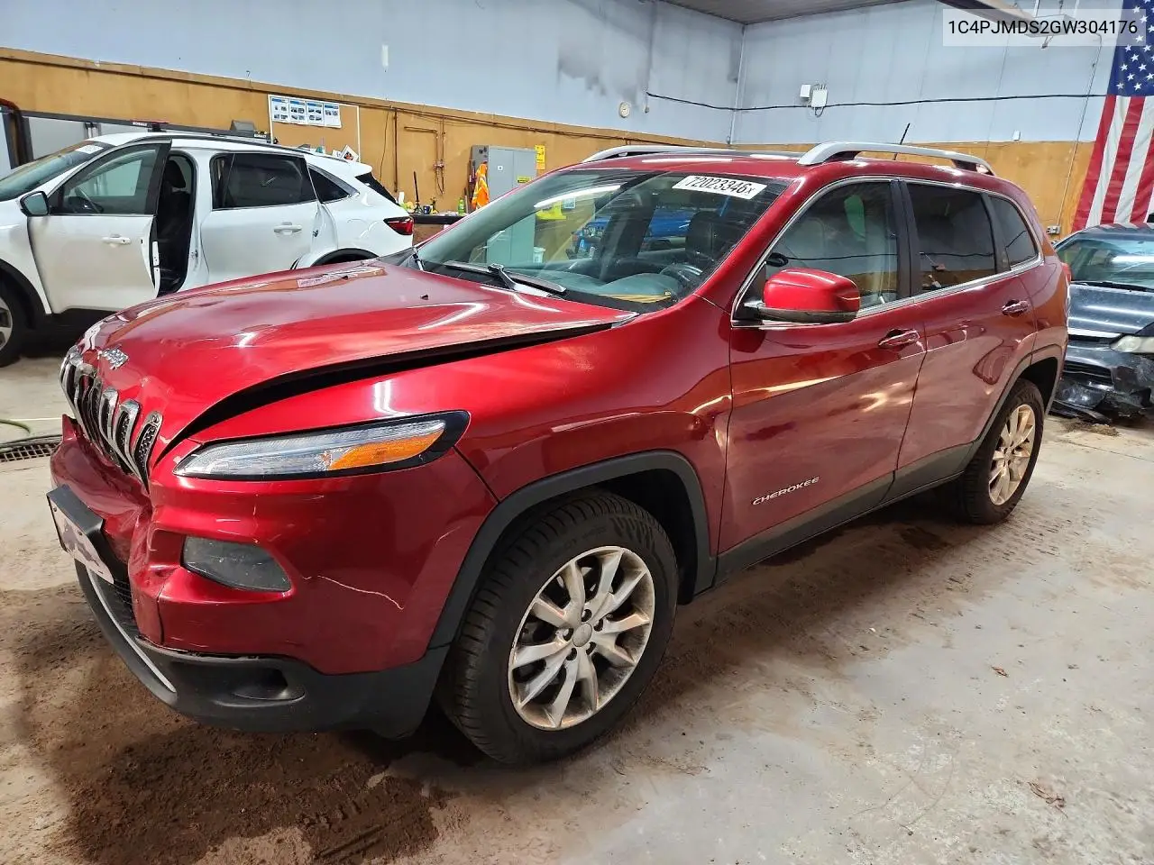 2016 Jeep Cherokee Limited VIN 1C4PJMDS2GW304176 фото 1