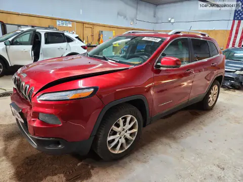 1C4PJMDS2GW304176 — 2016 Jeep Cherokee, Передняя часть, фото до ремонта