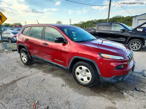 2016 Jeep Cherokee Sport VIN 1C4PJLAB0GW177233 фото 4