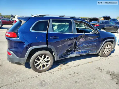 2016 Jeep Cherokee Latitude VIN 1C4PJLCB3GW222999 фото 3