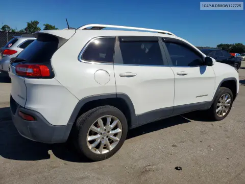 2016 Jeep Cherokee Limited VIN 1C4PJLDB8GW127725 фото 3