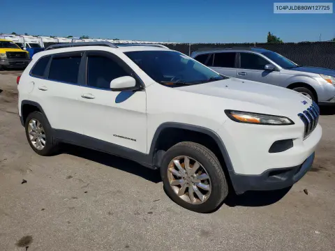2016 Jeep Cherokee Limited VIN 1C4PJLDB8GW127725 фото 4