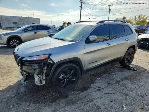 1C4PJLCB6GW184314 — 2016 Jeep Cherokee, Передняя часть, фото до ремонта