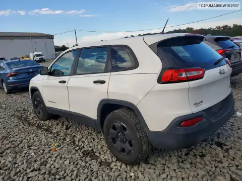 1C4PJMAB5GW102937 — 2016 Jeep Cherokee, фото 2 с аукциона Copart, Мелкие вмятины и царапины