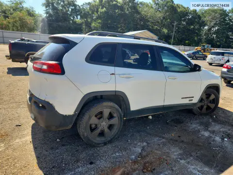 2016 Jeep Cherokee Latitude VIN 1C4PJLCB3GW274438 фото 3